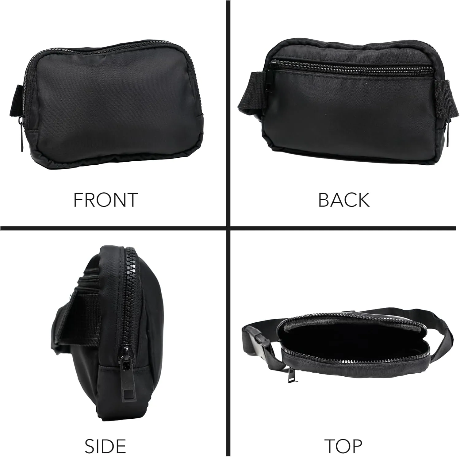 Batman Catwoman Cute Chibi Character Belt Bag, Crossbody Fanny Pack for Women and Men, Adjustable