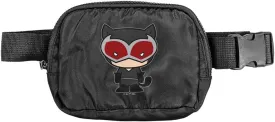 Batman Catwoman Cute Chibi Character Belt Bag, Crossbody Fanny Pack for Women and Men, Adjustable