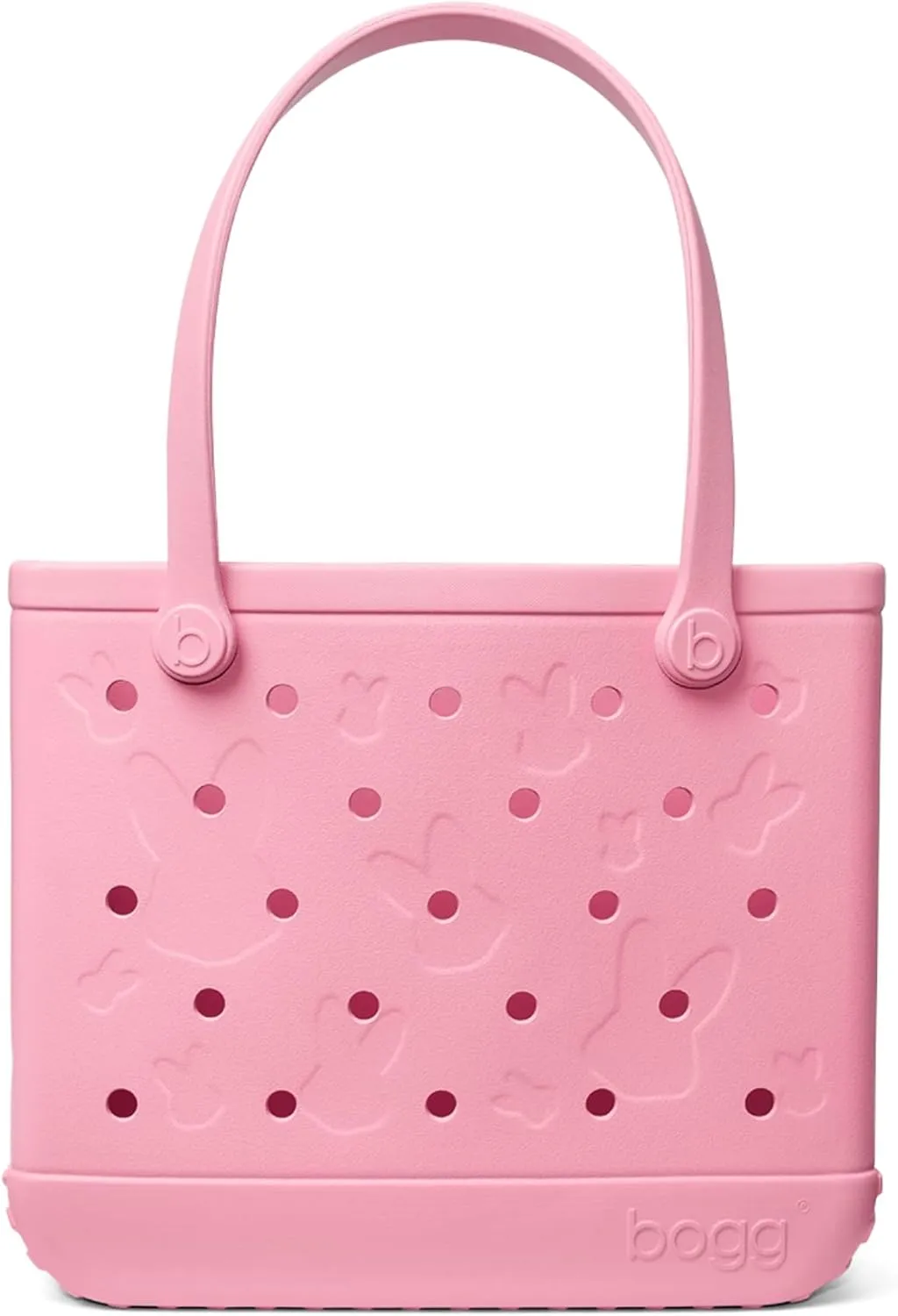 BOGG BAG - Medium Tote Bag - I Peep You Bubblegum - 15in L x 5in W x 12.5in H - Lightweight, Washable, Durable - All Purpose EVA - for Beach, Pool, Boat, Work, Sports