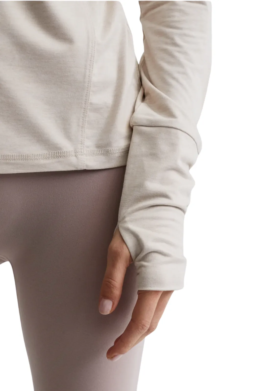 Bradford Active Top, Silver Grey Marl