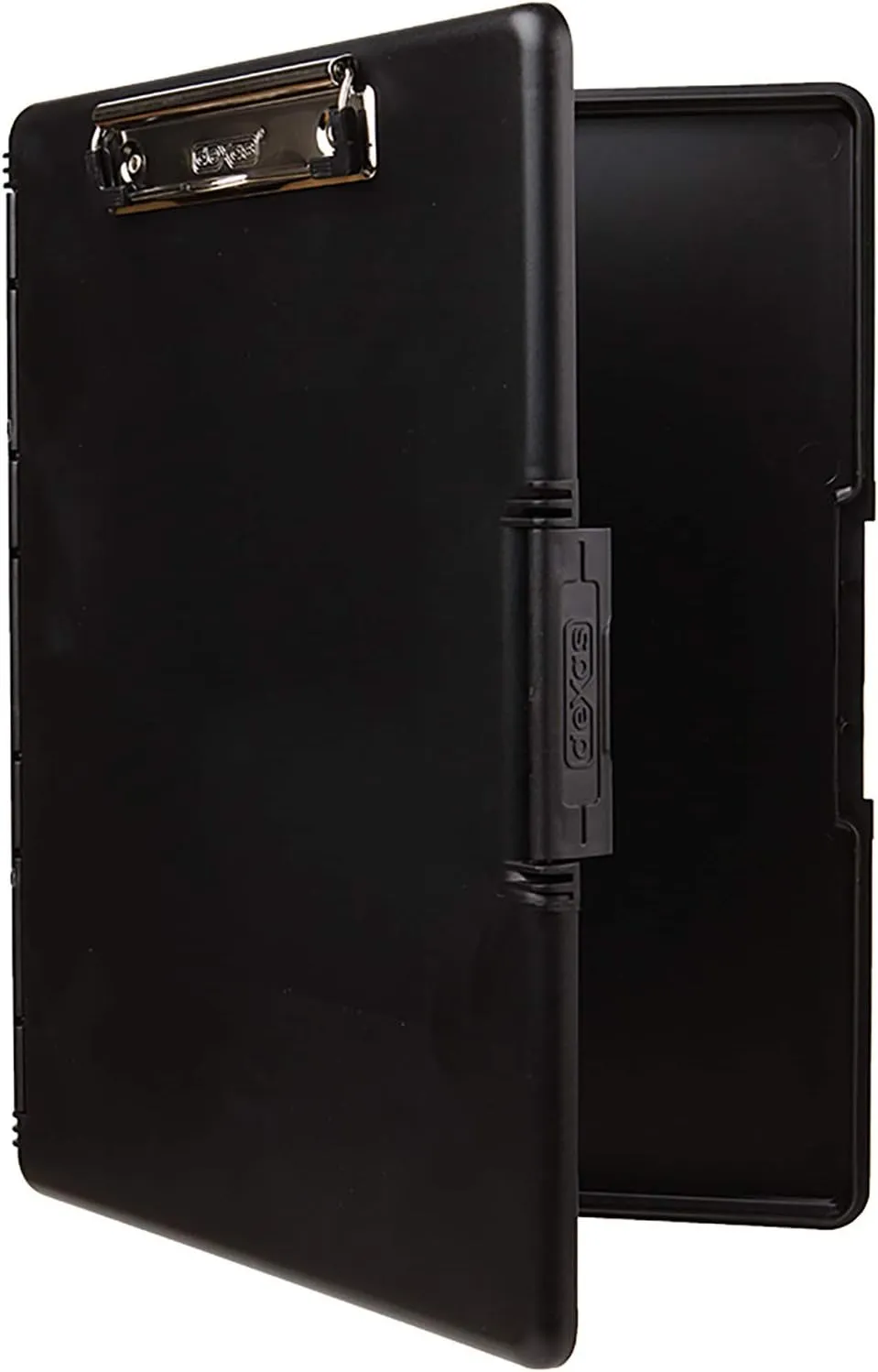 Dexas Slimcase 2 Plastic Clipboard with Storage and Side Opening, Black, Office Supplies Clipboards to Organize, Carry and Store, A4 Holder, Style and Functionality Nursing Clipboards