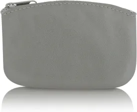 Genuine Leather Large Coin Purse for Women, Change Purse Zipper Wallet For Men Size 5x3 U.S.A. Made By Nabob Leather