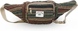 Hemp Fanny Pack,Adjustable Waist and Multiple Pockets,Waist Bag & for all purpose (Multi-11)