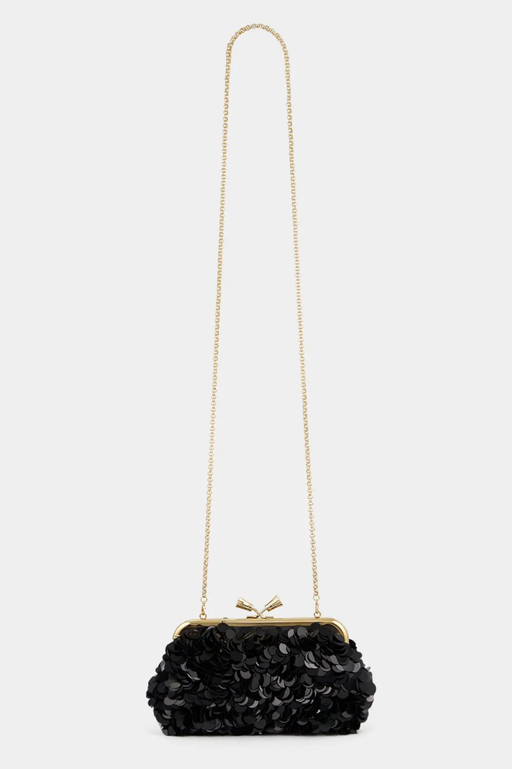 Maud Tassel Clutch - Anthracite