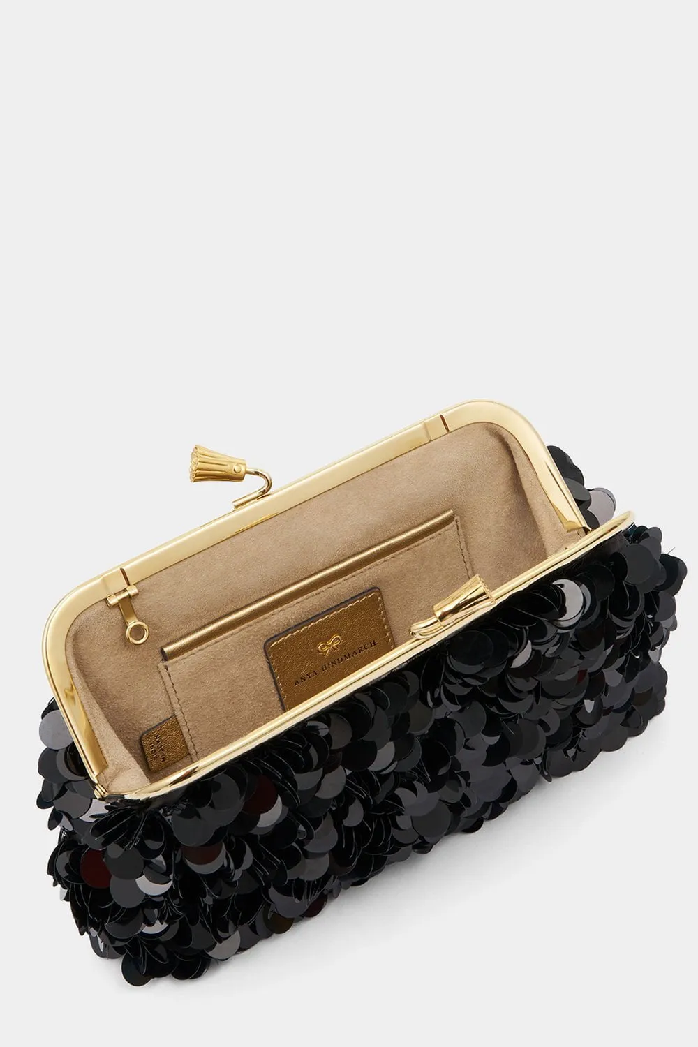 Maud Tassel Clutch - Anthracite