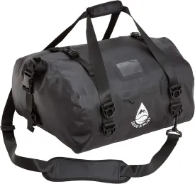 Skog  Kust Duffelsak Heavy Duty Waterproof Duffel - Gear Bag for Sports, Travel, & More - 40L, Black Moto Edition