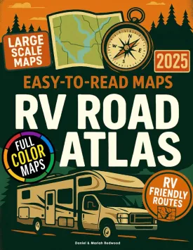 The RVers Road Atlas: Discover America’s Safest RV Routes, Scenic Stops, and Campgrounds with Turn-by-Turn Navigation for Rural Roads, Real Detours, and Stress-Free Planning – With Easy-to-Read Maps Paperback – May 2, 2025