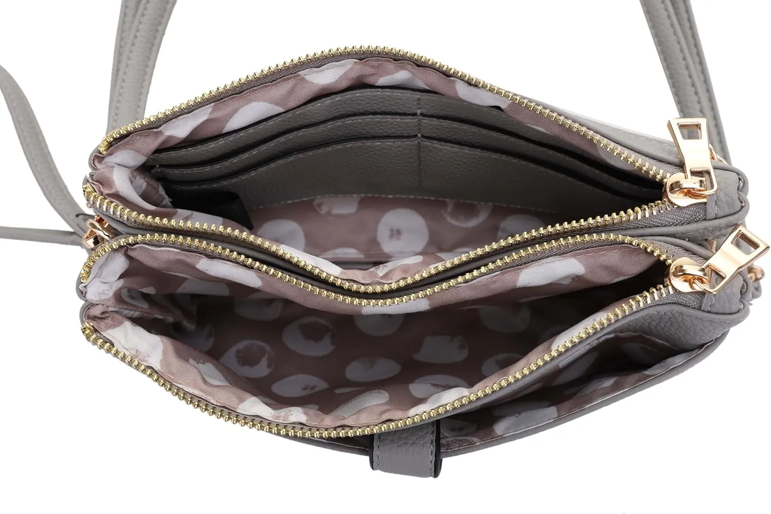 Women's Crossbody Shoulder Bag Cell Phone Purse Wallet Wristlet Clutch with Adjustable Strap and Zipper